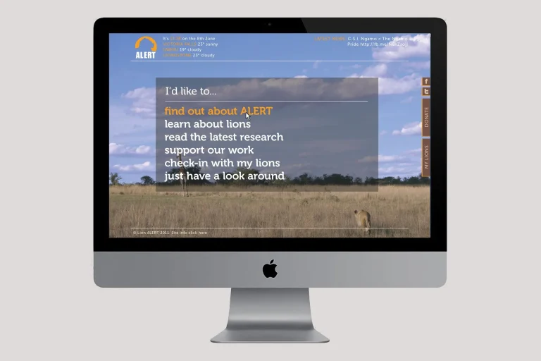Lion ALERT website